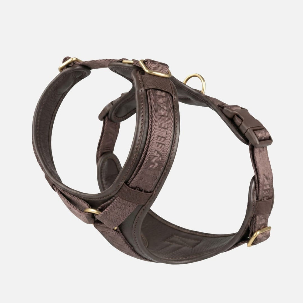 Leren Y-tuig Plain – Earth