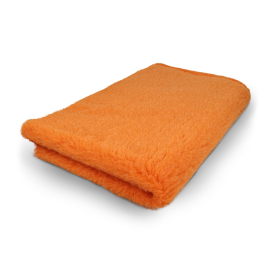 Topmast Vetbed oranje effen met antislip 150 x 100 cm