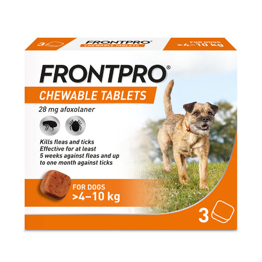 FrontPro 28 mg voor honden >4–10 kg – 3 kauwtabletten