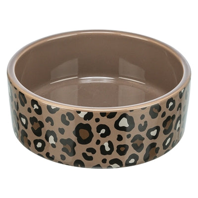 Trixie Voerbak / Drinkbak Leo Keramiek Panterprint Assorti 2.5 Ltr 22X22X9 Cm - foto 2