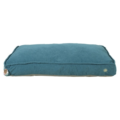 Zolux Hondenkussen Toscane Hoekig Gerecyclede Vulling Blauw – 129X79X24 CM - productfoto