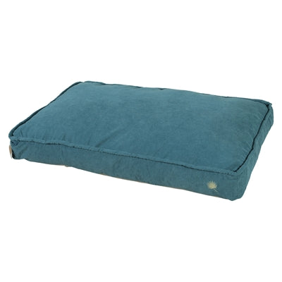 Zolux Hondenkussen Toscane Hoekig Gerecyclede Vulling Blauw – 129X79X24 CM - foto 2