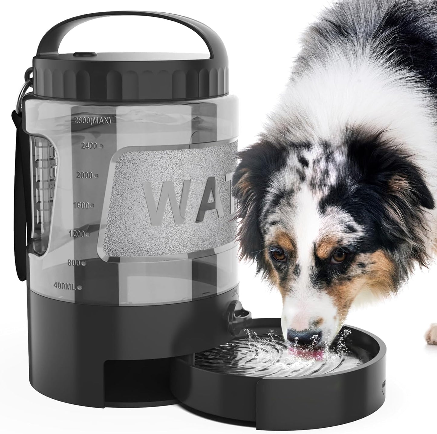 Reisdrinkfles voor Grote Honden – 2,8L