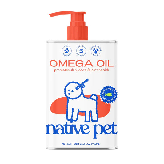 Omega 3 Olie voor Honden – Huid, Vacht & Gewrichtsondersteuning (Grote Rassen)