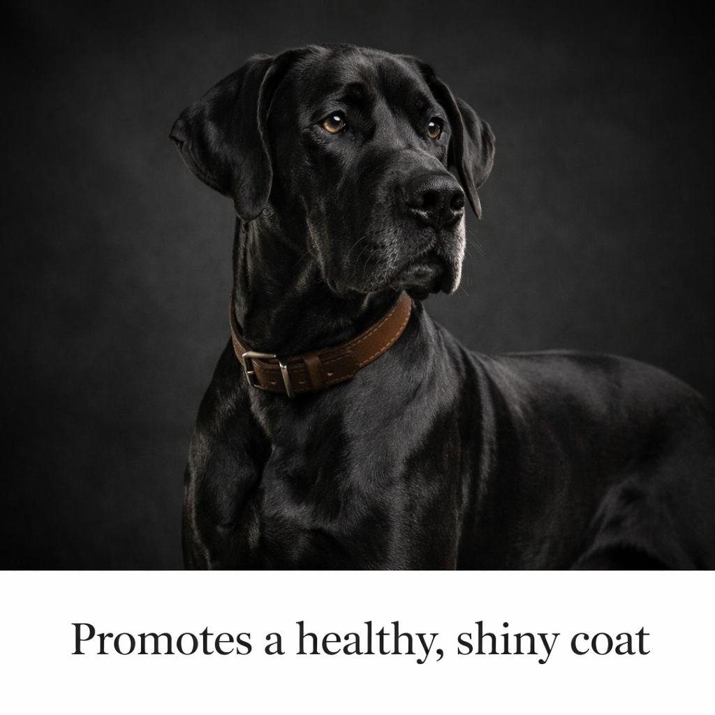 Omega 3 Olie voor Honden – Huid, Vacht & Gewrichtsondersteuning (Grote Rassen)