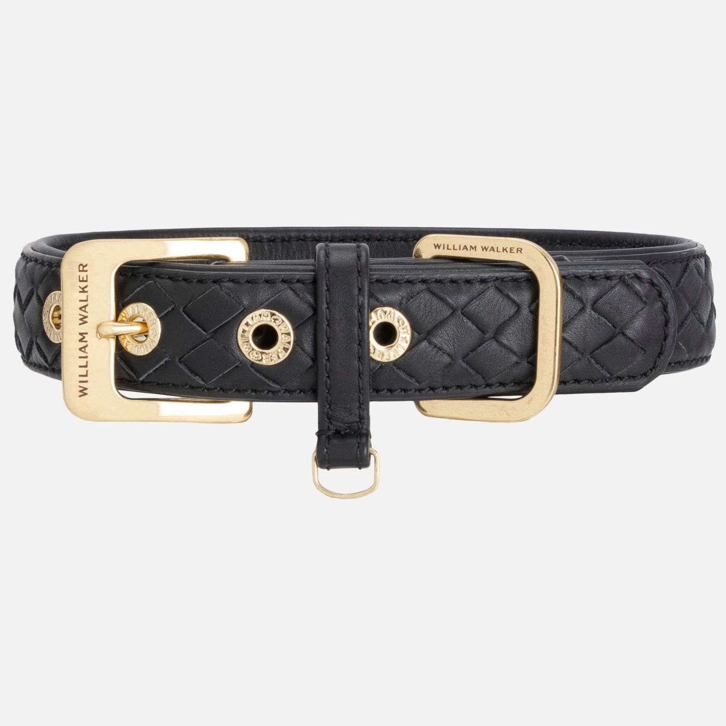 Leren hondenhalsband Prestige Nero