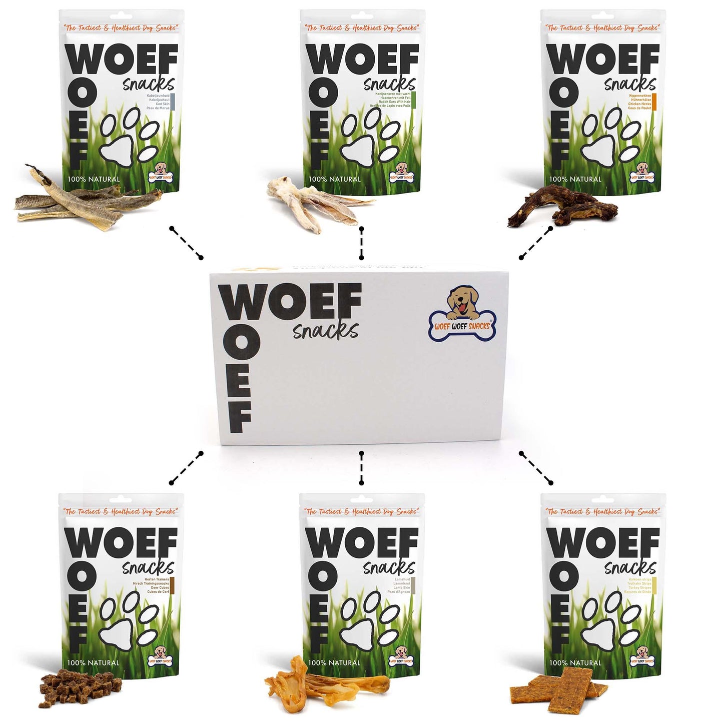 Woef Woef Snackbox (M)